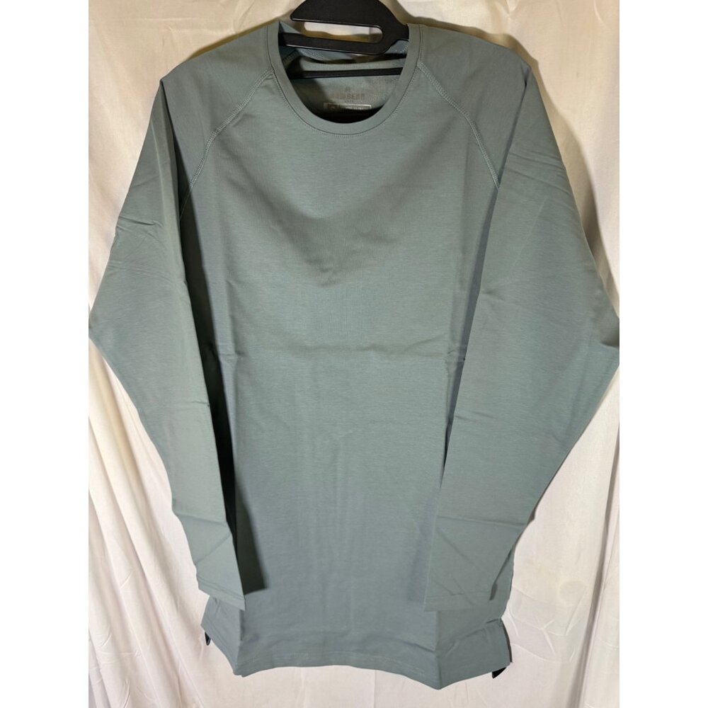 RawGear Men's Heavyweight Long Sleeve T-Shirt,‎ Teal, Size S, NWT